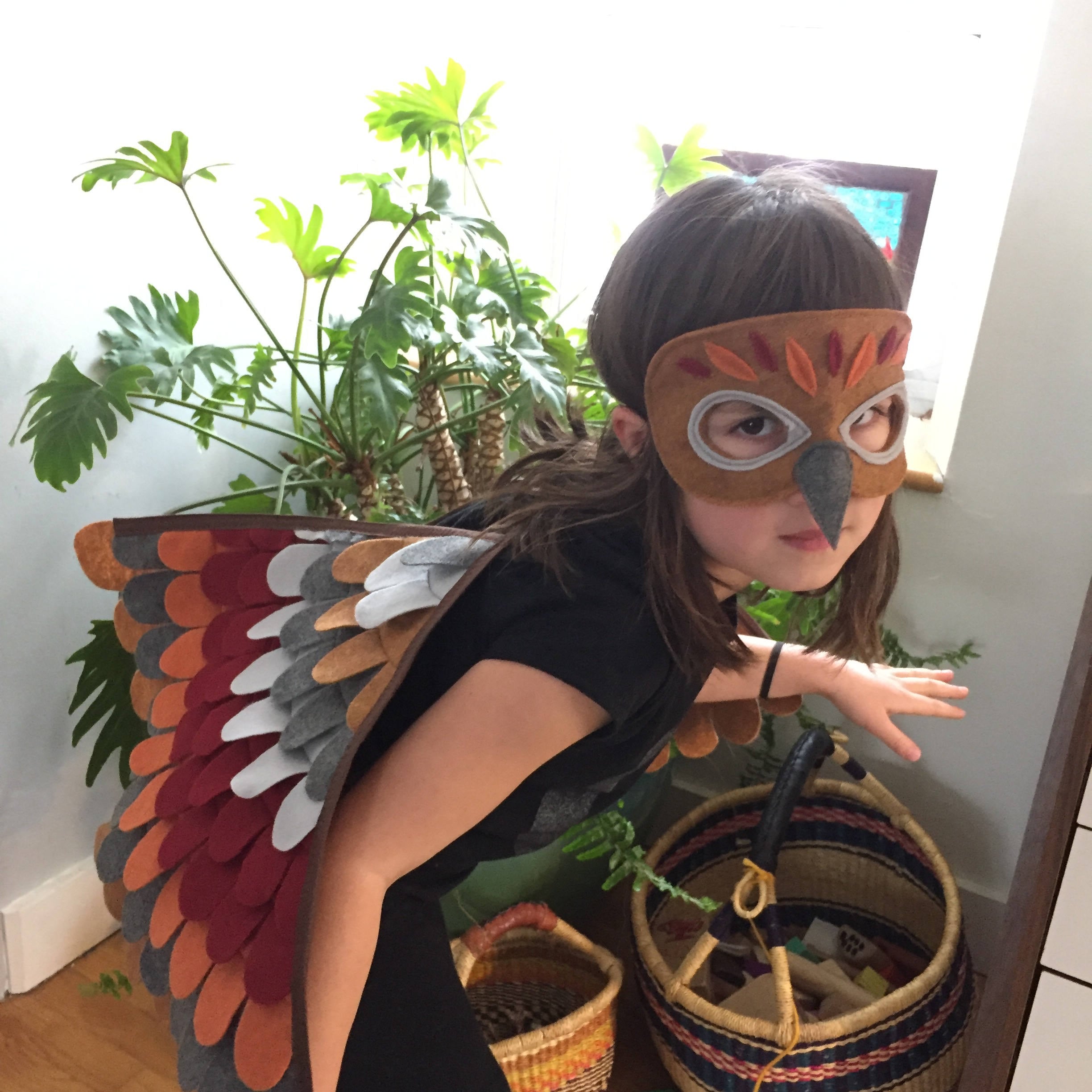 Robin Costume Wings and Mask Kids Costume Adult Costume Bird Costume Set so Much Magic and Adventure Etsy
