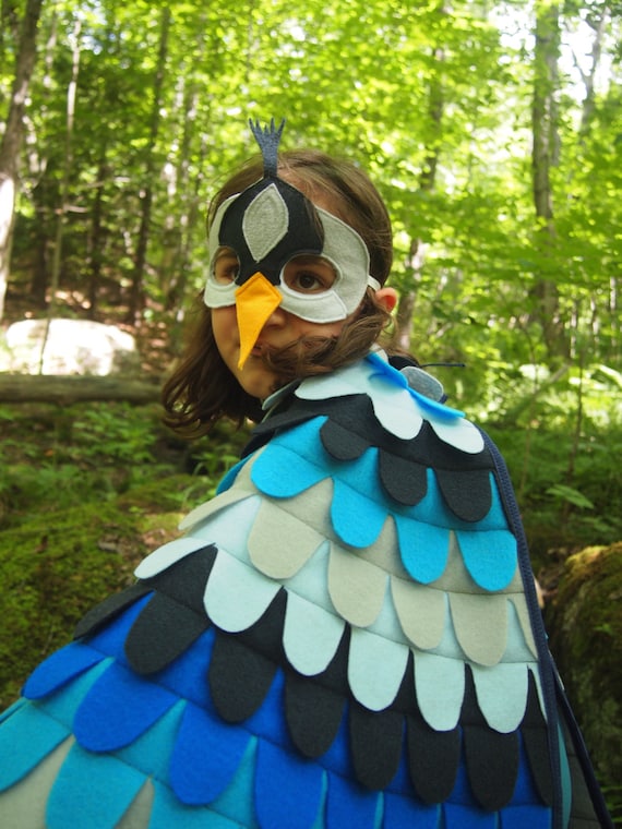 Great Blue Heron Costume Set, Wings and Mask: SO MANY SIZES // Eco Friendly! Tree + Vine