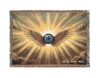 Manta de Luz Protetora Angelical | Design Espiritual do Céu
