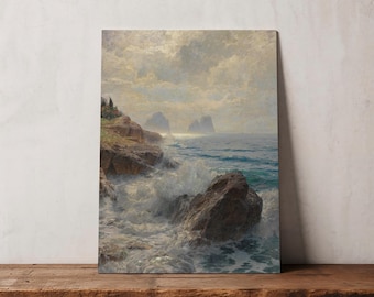 Art Print on Shelf, Poster Mockup, Vertical ISO, PSD & JPEG, Photoshop Template, #101