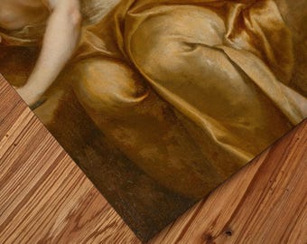 Close Up Art Print Mockup, ISO Aspect Ratio Smart Object Layer, PSD & JPEG, Photoshop Template, #53