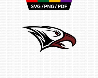 Diseño digital SVG de NCCU, logotipo inspirado en la Universidad Central de Carolina del Norte, logotipo PNG de mascota águila, SVG de exalumnos de NCCU, logotipo PNG de NCCU, vector SVG de NCCU