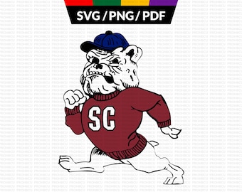 Diseño SVG de la Universidad Estatal de Carolina del Sur, Bulldogs de la SCSU, SVG personalizado fácil, Exalumnos PNG, Nuevo HBCU 2025 SVG, SC State SVG, Descarga digital