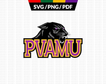 Prairie View svg design PVAMU Cut File für cricut New HBCU SVG 2025 Prairie View A & M svg Pvamu Alumni pdf Panther-Logo png Vektor Pvamu svg