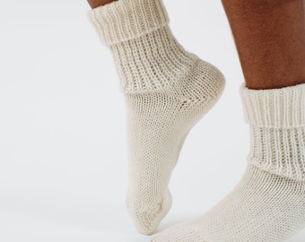 MERINO WOOL SOCKS | Wool Socks, Cozy Socks, Winter Socks, Warm Socks, Sustainable Socks, Socks for Winter, Cottage Socks