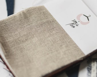 FABRIC SAMPLE SET| Linen Fabric Swatch, Son de Flor Fabric Samples