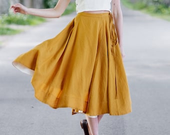 Mustard skirt 9mm online