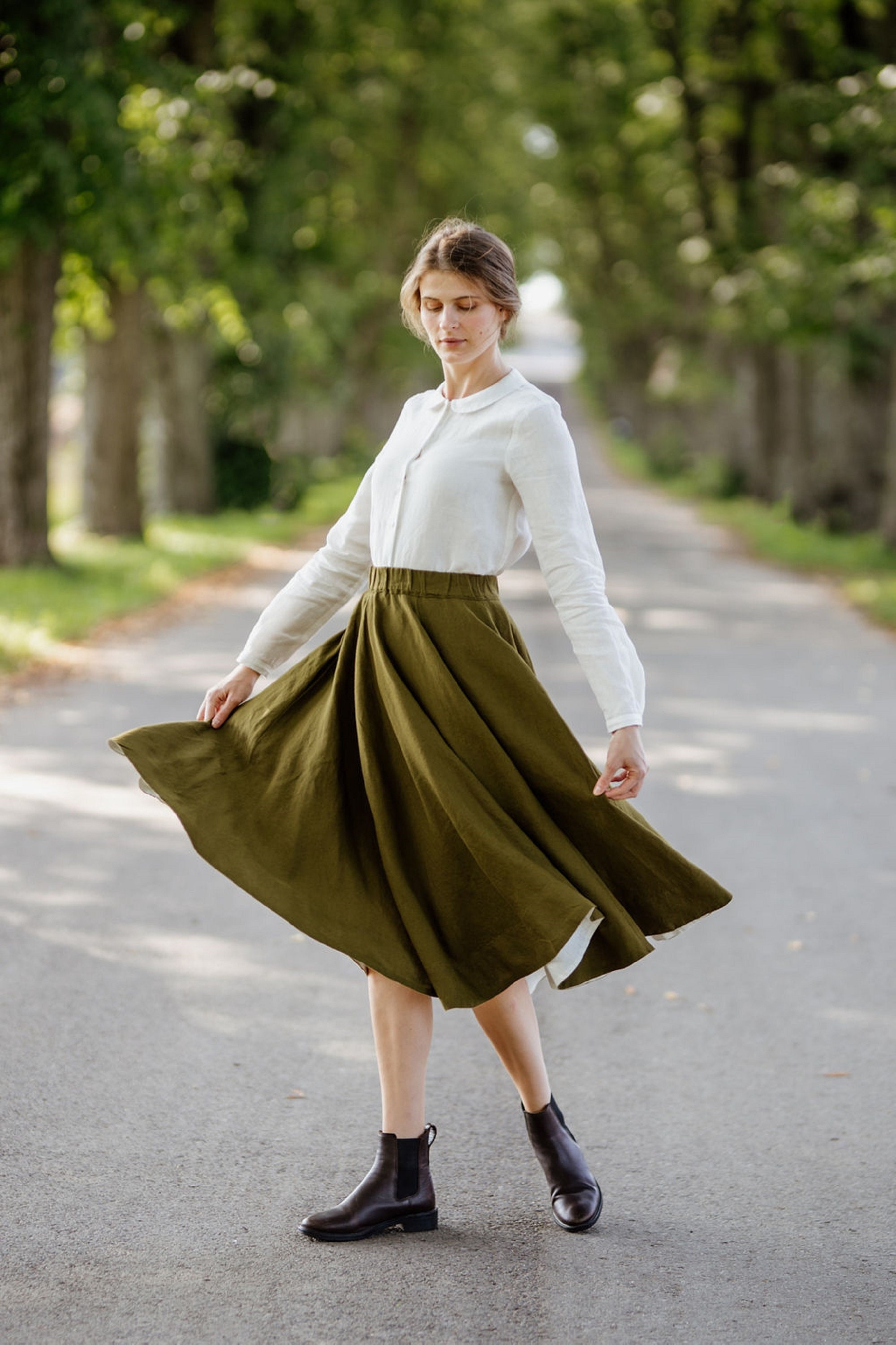 1940s Midi Skirt - Etsy 1940s Midi Skirt - Etsy