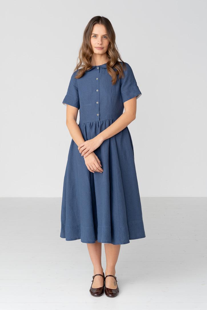 acler blue flower dress Women's Bilston Mini Backless Jersey Dress | Introducing the Bilbo Mini Location: Urban Exchange Size:29 M EU/11.5 M US Little Kid