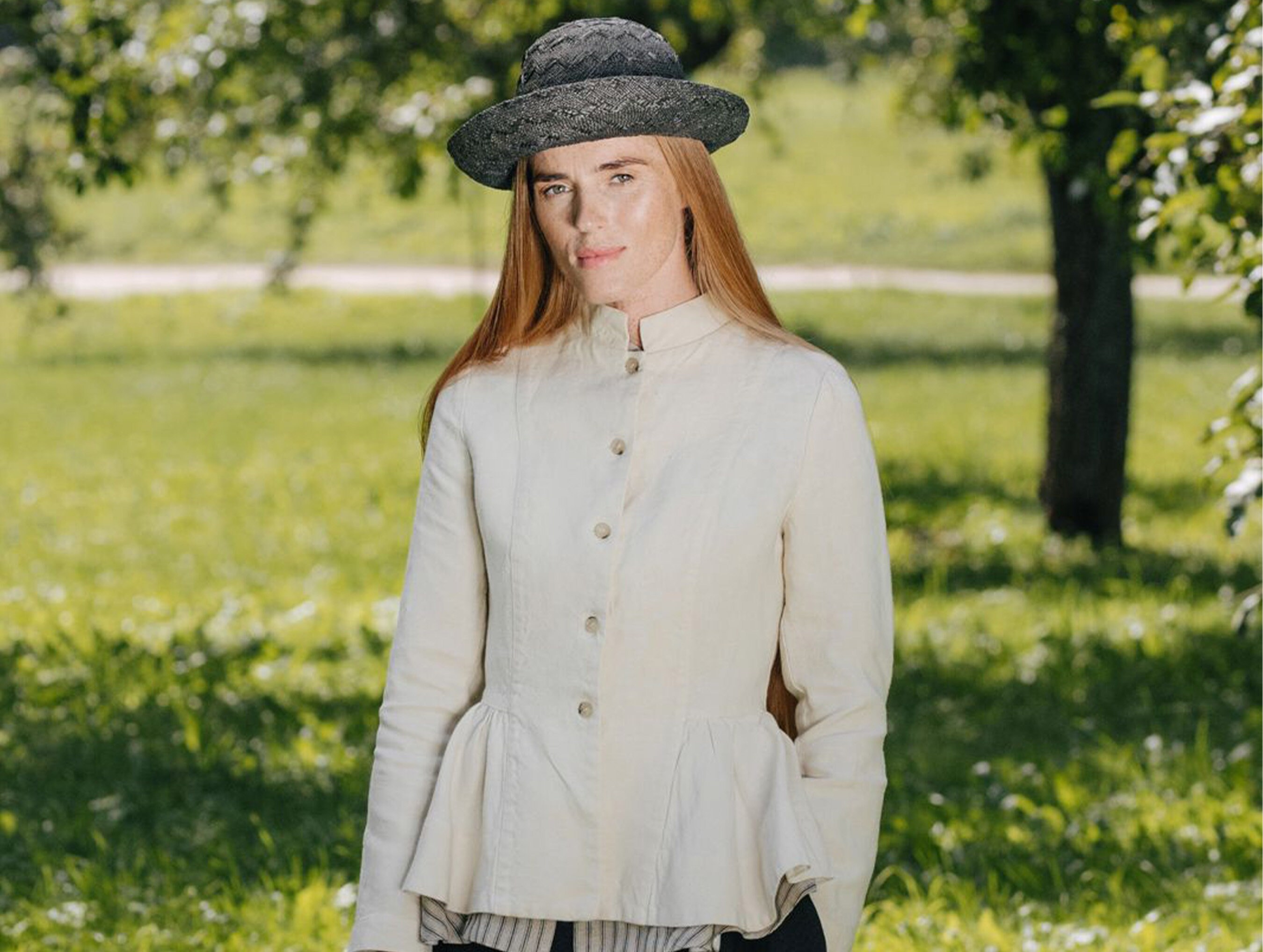 White peplum hotsell jacket