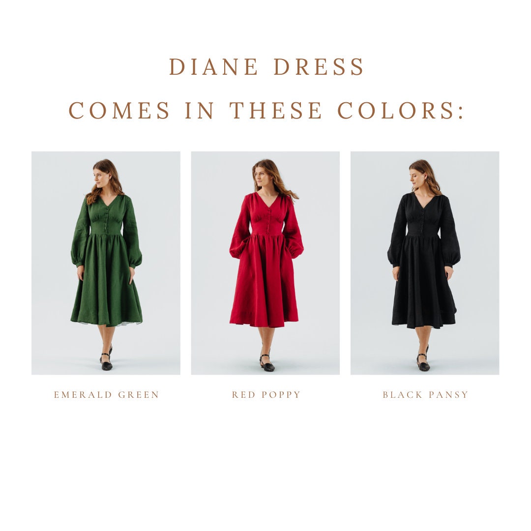 Poppy Dress in Emerald and Black Poppy Dress in Emerald and Black