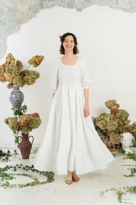 navy blue dress for baby girl Can You Wear Linen to a Wedding? main image 1