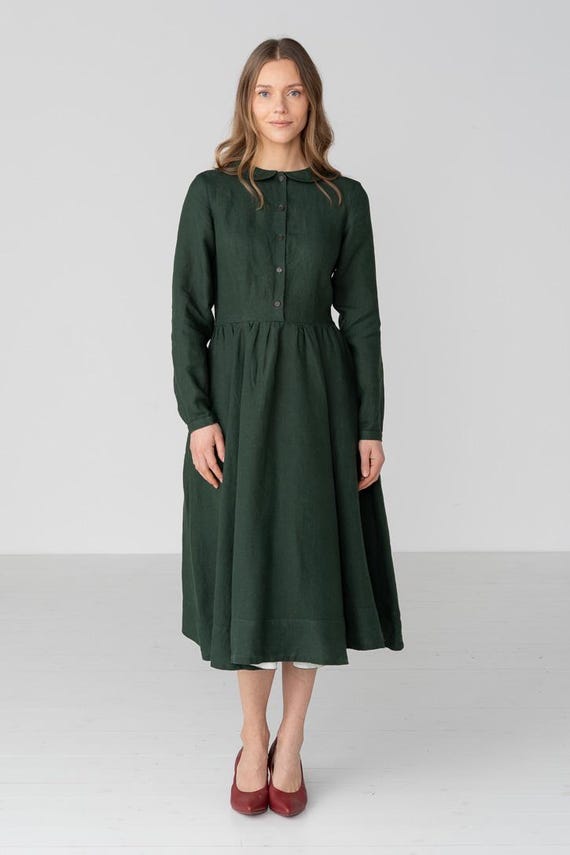 floral green long dress Woven Floral Print Tiered Maxi Dress Green main image 1