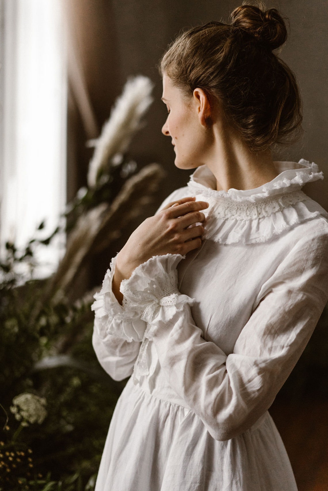 Wedding Dress Accessories Bridal Cuffs Linen Accessories Etsy