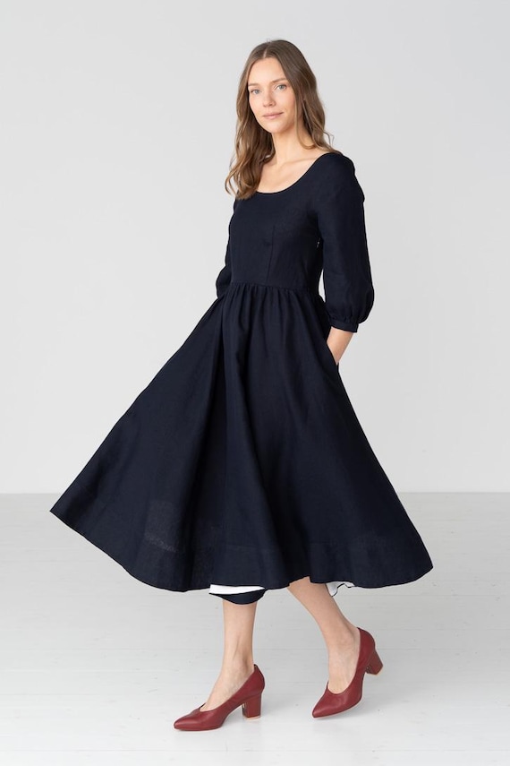 rowen rose lady leather-trimmed tie-detailed linen mini dress Cotton Poplin Leather Trim Wren Dress – Lela Rose