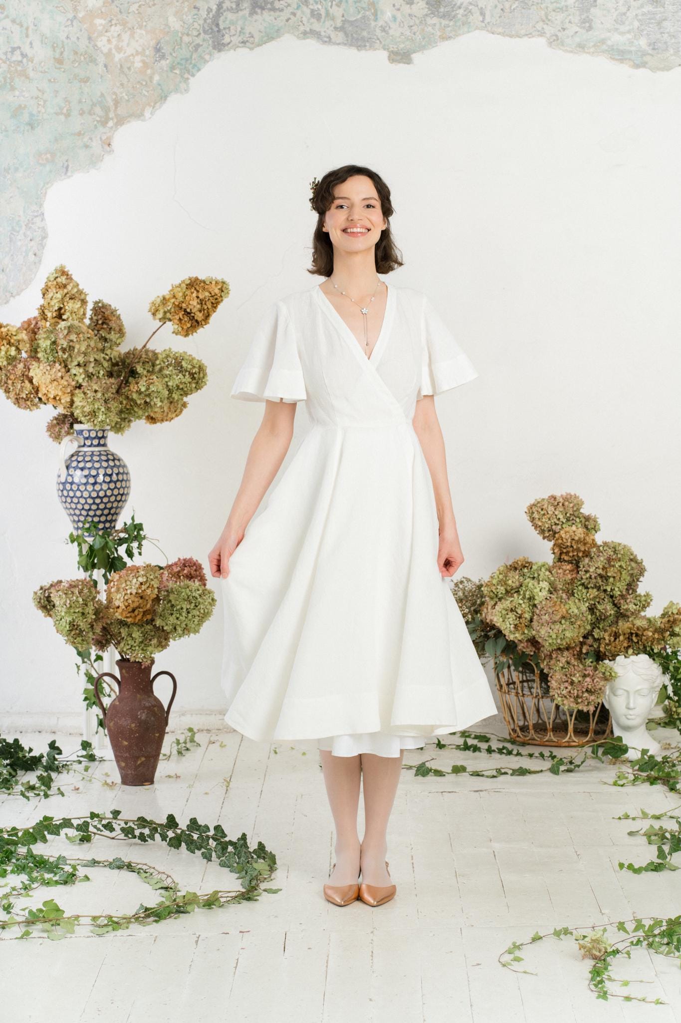 white midi dress corset Satin Metallic Ruched Cross Back 31 Colour:tile going out with friends