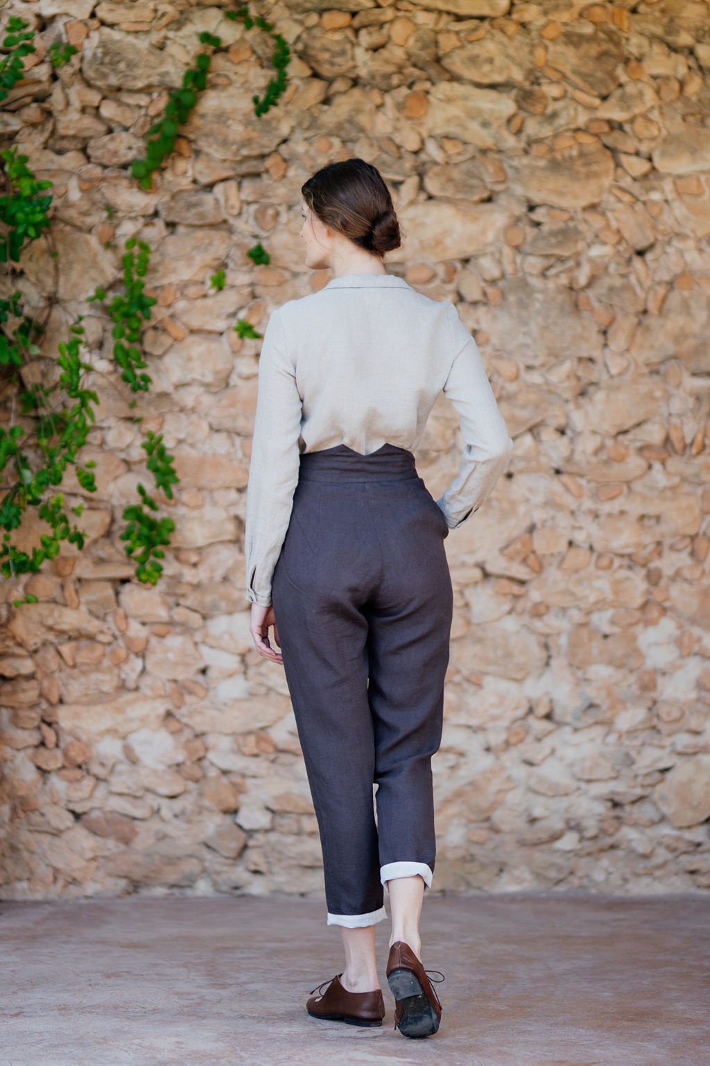 Linen Pants for Women Business Casual 