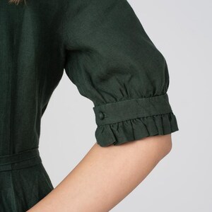 Evergreen Wrap Darcy Dress with Short Sleeves image 7