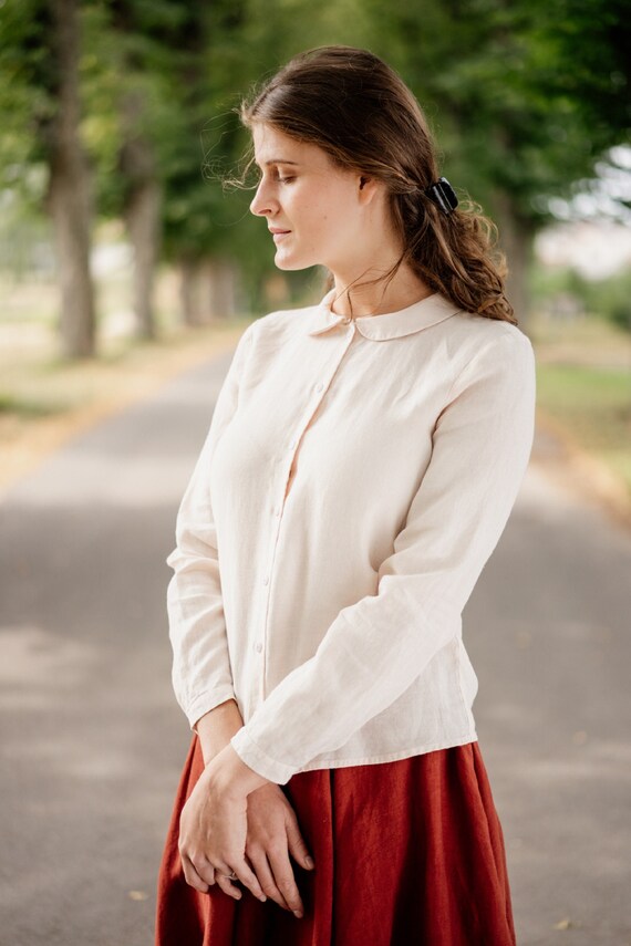 White Linen Shirt Long Lasting Shirt 
