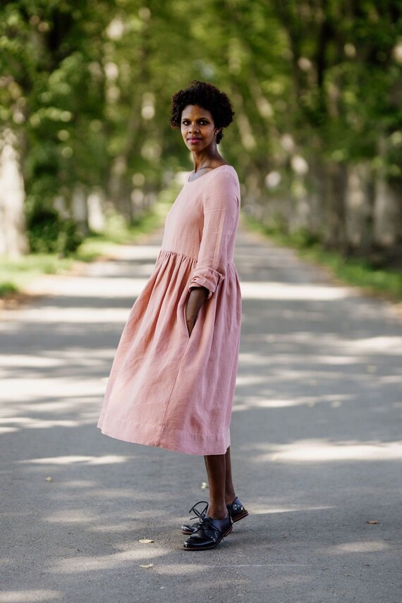 plus size smock dress