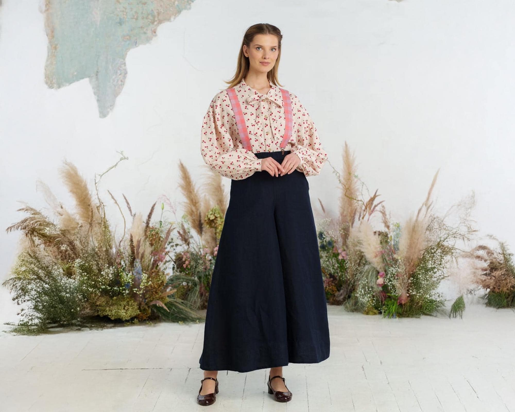 Cloveru COMFORT LINEN PANTS | BIZARRE GREEN