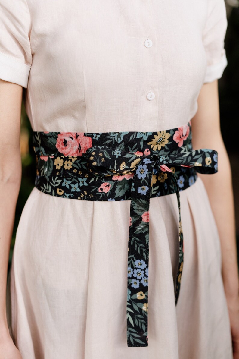FLORAL OBI BELT