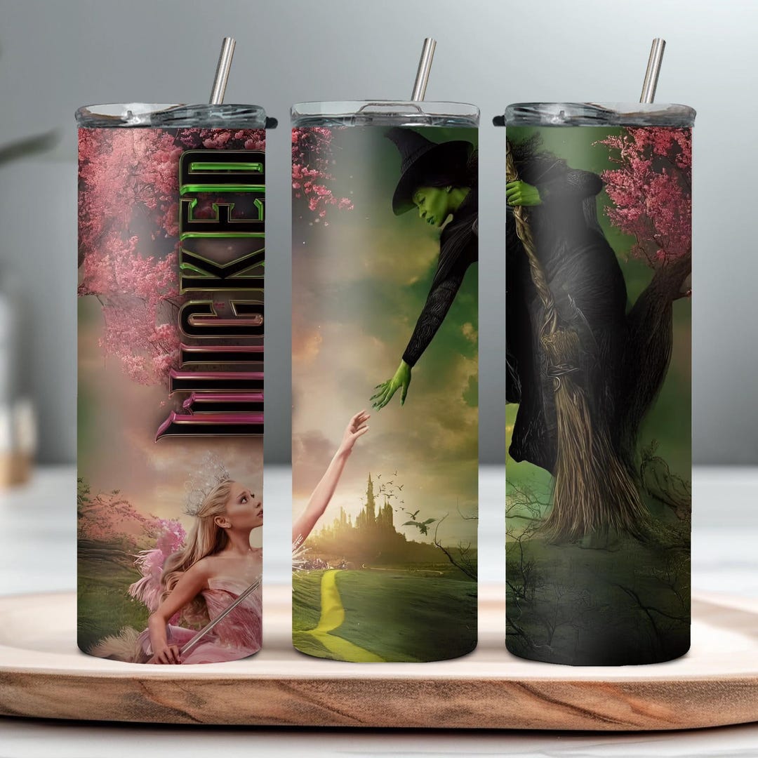 Wicked Witches of OZ Inspired 20oz Stainless Steel Reusable Tumbler ...