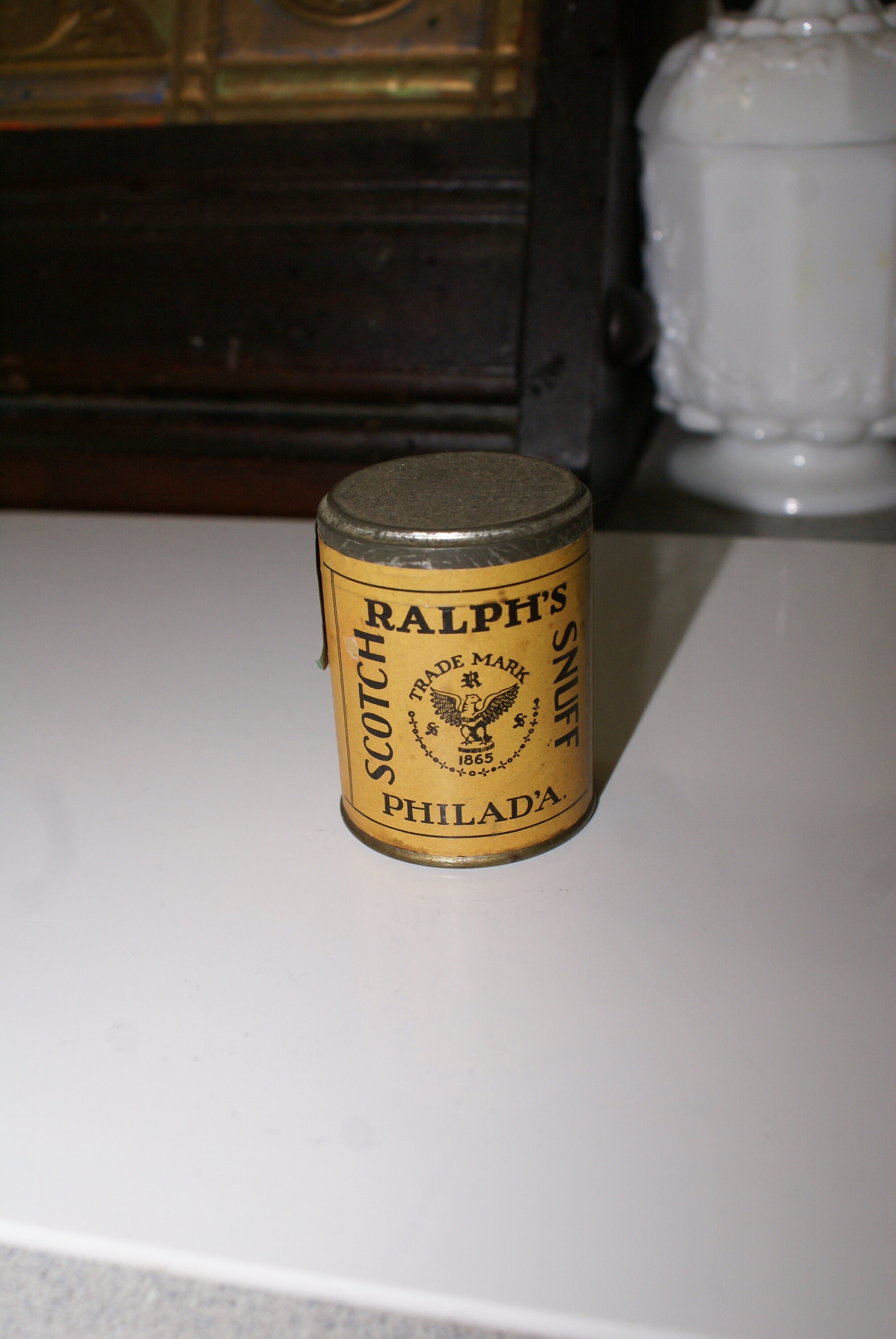 ANTIQUE SNUFF CAN Snuff de Ralph sellado Snuff escocés Etsy