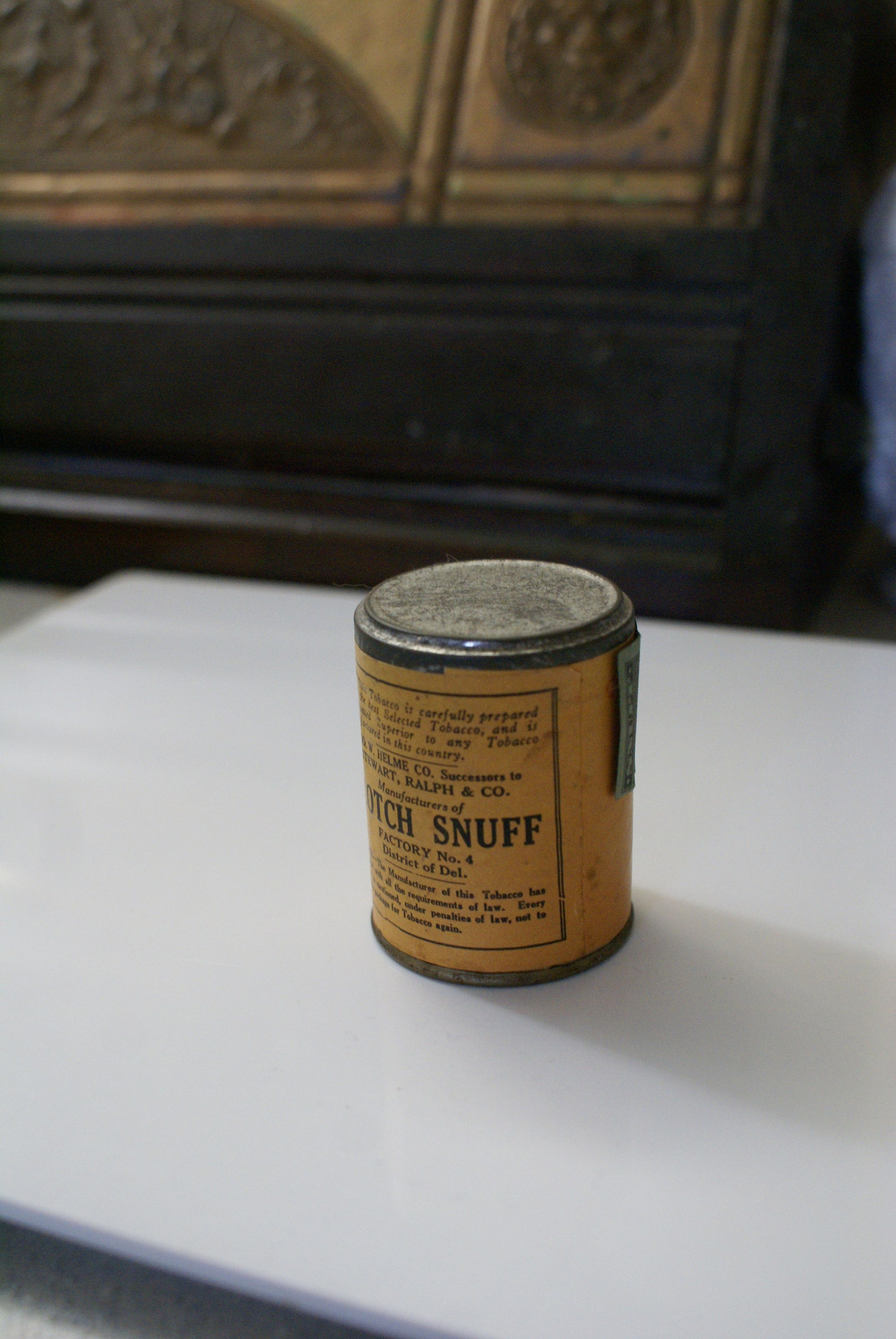 ANTIQUE SNUFF CAN Snuff de Ralph sellado Snuff escocés Etsy