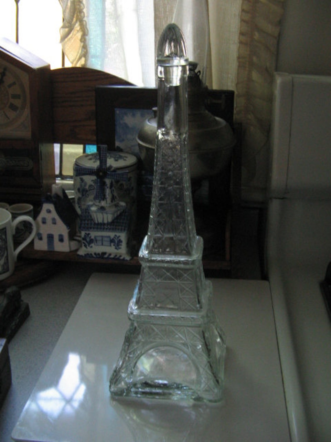 EIFFEL TOWER DECANTER Liquor Bottle with Stopper Paris Etsy