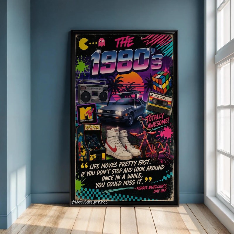 80s Exploding Poster 80s Posters - Etsy UK