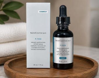 P-TIOX Peptide Serum 1oz – Wrinkle Modulating Anti Aging Face Serum for Smooth & Radiant Skin