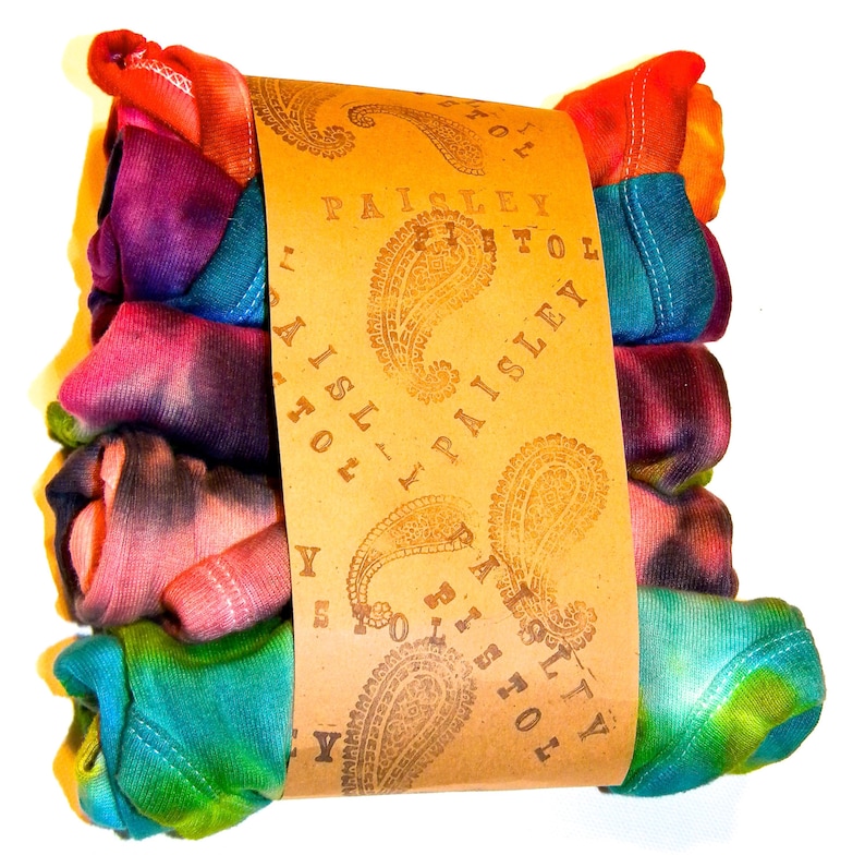 5 PACK Tie Dyed Baby Onesies--Comes in Different Sizes to Keep Baby Tie-Dyed as They GROW : 5 CUSTOM