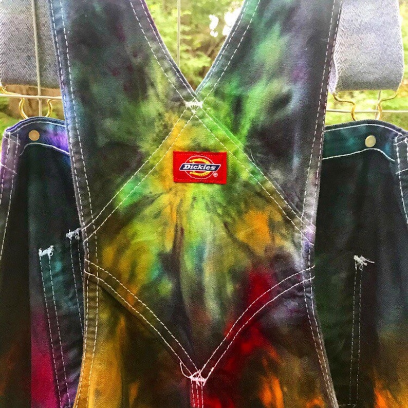 NEW-Made To Order-Tie Dyed Dickies Unisex Cotton Overalls-ALL SizesColors Available