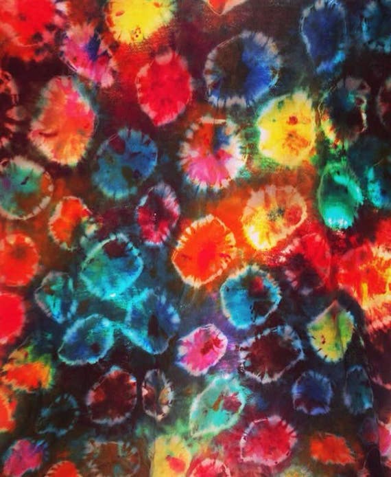 Made To Order-'PsyChedeLiGuana'-Shibori Tie Dyed Shirt-Unisex Adult Sizes