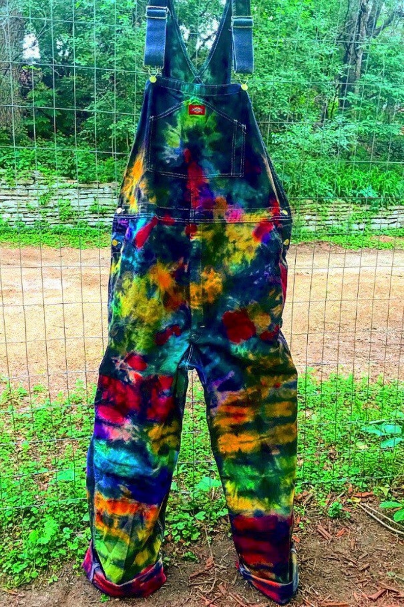 BACK by POPULAR DEMANDCustom TieDyed OverallsDickiesBibbed Etsy