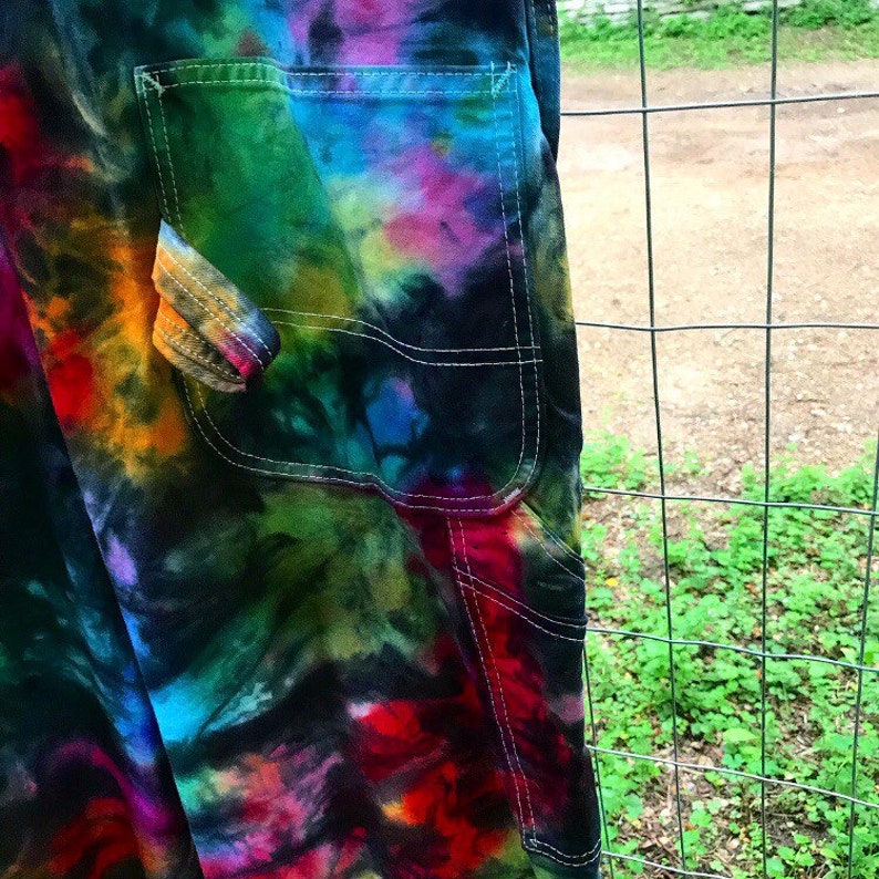NEW-Made To Order-Tie Dyed Dickies Unisex Cotton Overalls-ALL SizesColors Available