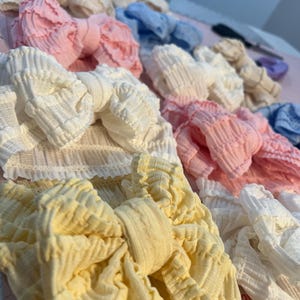 Pastel Ruffle Classic Bows