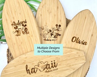 Engraved Aulani Surfboard for Character Signatures, Disney Autographs, Custom and Personalized, Disney Cruise