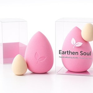 2 esponjas de maquillaje sin látex (paquete de 2)