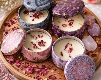 2 Handmade Luxury decorative Scented Candles