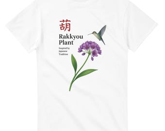 Camiseta de colibrí, camiseta con gráfico de pájaro, camiseta botánica, regalo para amantes de la naturaleza, camiseta con gráfico botánico japonés.