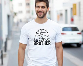 Camiseta de baloncesto para hermanos: camiseta unisex de algodón para hermanos