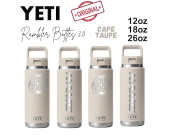 Yeti Cape トープカラー ランブラーボトル | お友達やご家族への 