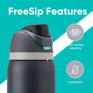 Bulk Quantity Owala Freesip Water Bottle, Personalized Name & Logo Bottle, Laser Engraved Stainless Steel Bottle for Company members