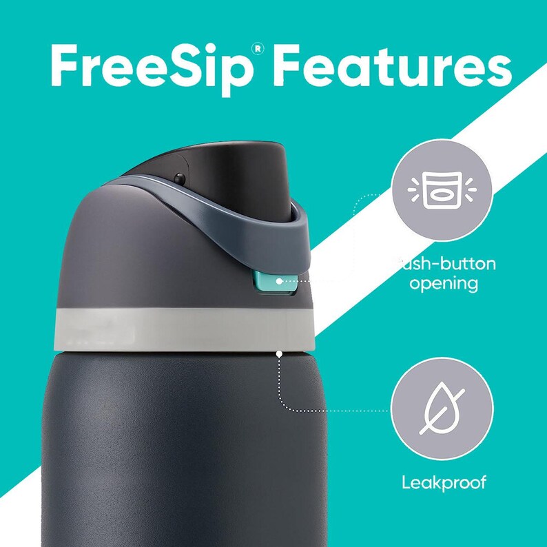 Bulk Quantity Owala Freesip Water Bottle, Personalized Name & Logo Bottle, Laser Engraved Stainless Steel Bottle for Company members