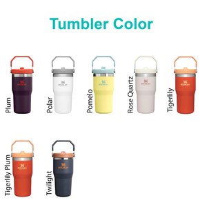 20oz Stanley Ice Flow Flip Straw Bottle | Personalized Stainless Steel Tumbler | Laser Engraved Travel Cup | Gift for Friend, School Bottle