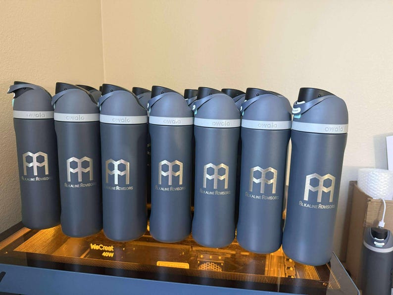 Candy Store Custom Engraved Owala Water Bottle - 24oz Stainless Steel FreeSip | Team Gift Custom Drink Bottle Personalized Name Bottle.