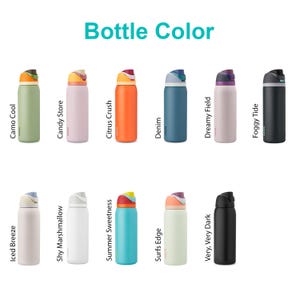 Owala 40oz FreeSip Insulated Water Bottles | Personalized Stainless Steel Bottle with Straw | Laser Engraved Custom, Chistmas Gift: Forge.