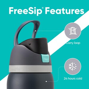 Bulk Quantity Owala Freesip Water Bottle, Personalized Name & Logo Bottle, Laser Engraved Stainless Steel Bottle for Company members